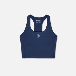 Bandit Running STAMINA™ SCOOP NECK RACE CROP - NY NAVY
